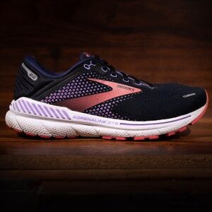 Brooks Adrenaline GTS 22 Womens Size 9.5 Blue Running Shoes Sneakers 1203531D080